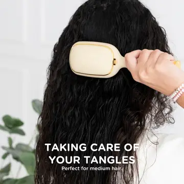 Detangler Hair Brush For Medium Hair - Tan