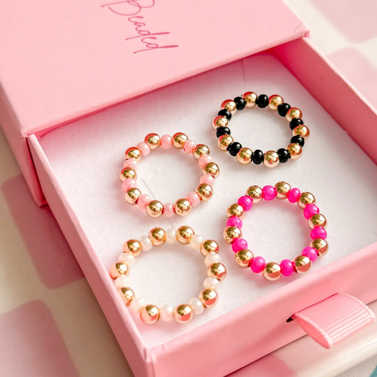 Chloe Beaded Ring Pearl
