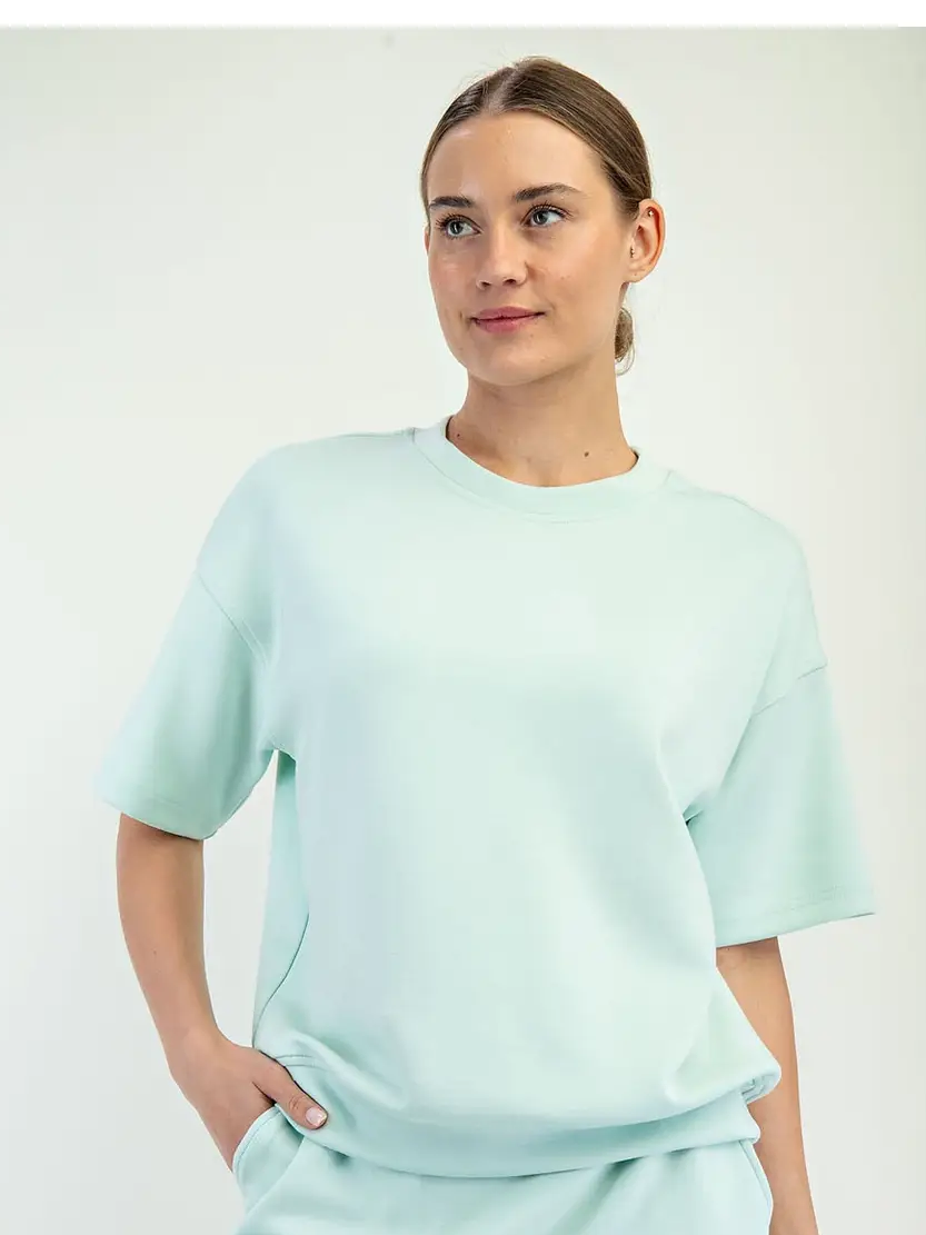 Mint Scuba Shorts Set