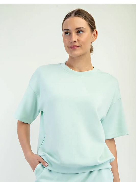 Mint Scuba Shorts Set