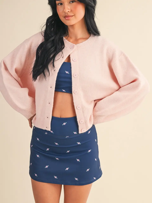 Jade Knitted Button Up Cardigan