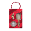 Holiday Mini Hair Brush & Claw Clip Gift Set Teleties