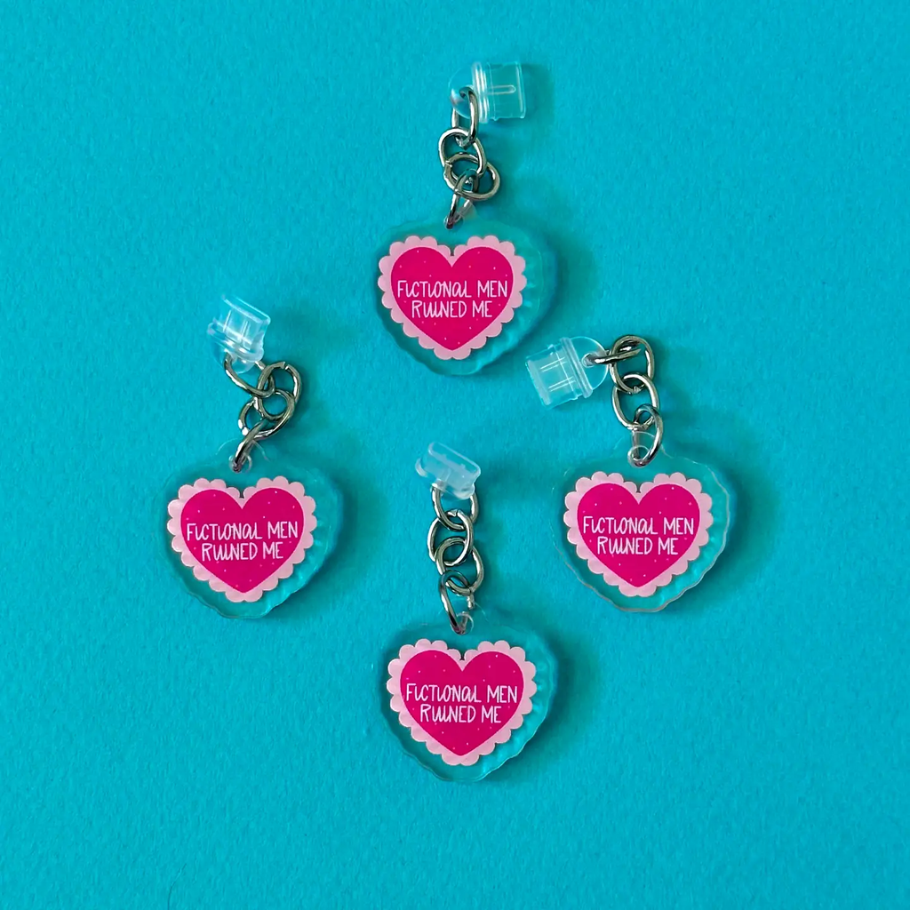 Fictional Men Ruined Me Type C Dust Plug Charm