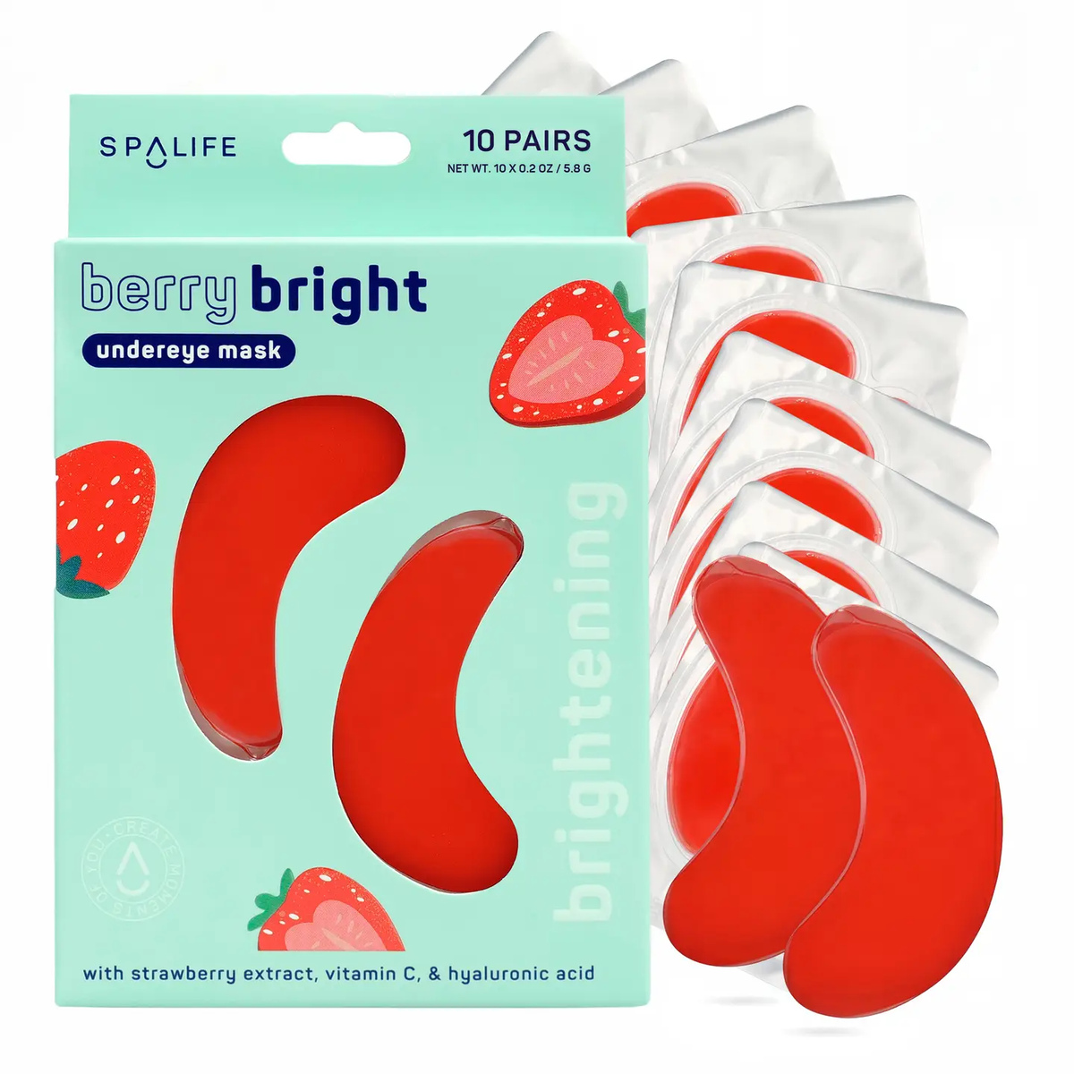 Berry Bright Hydrogel Undereye Patch 10 Pk
